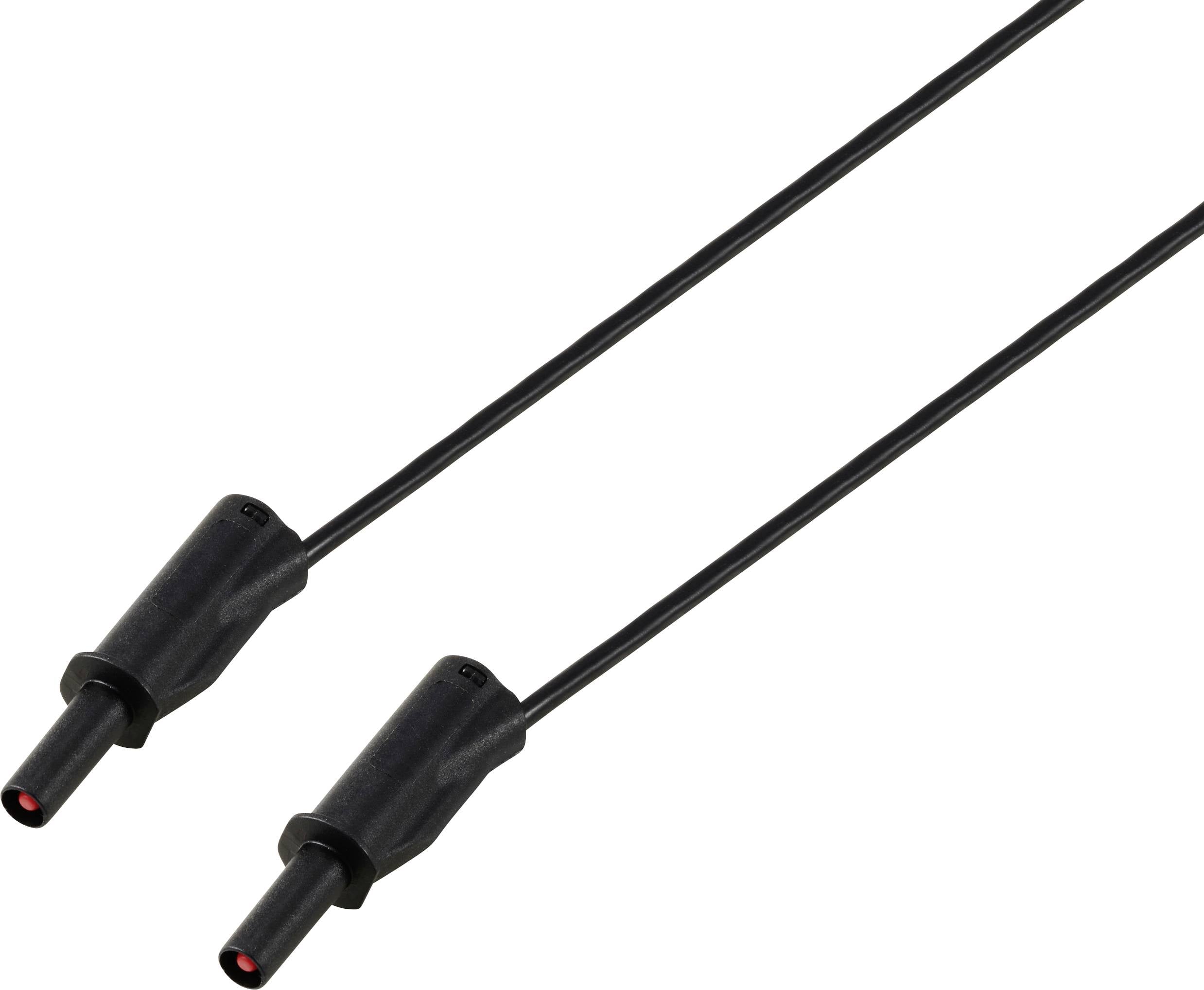 VOLTCRAFT MSB-532 bezbednosni merni kabl CAT IV 600 V, CAT III 1000 V 1000 V, 600 V 32 A crna