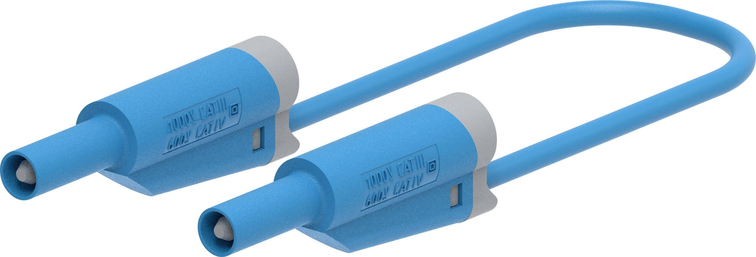 Electro-PJP 2712-IEC-CD1-50BL merni kabl CAT III 1000 V 20 A 50 cm