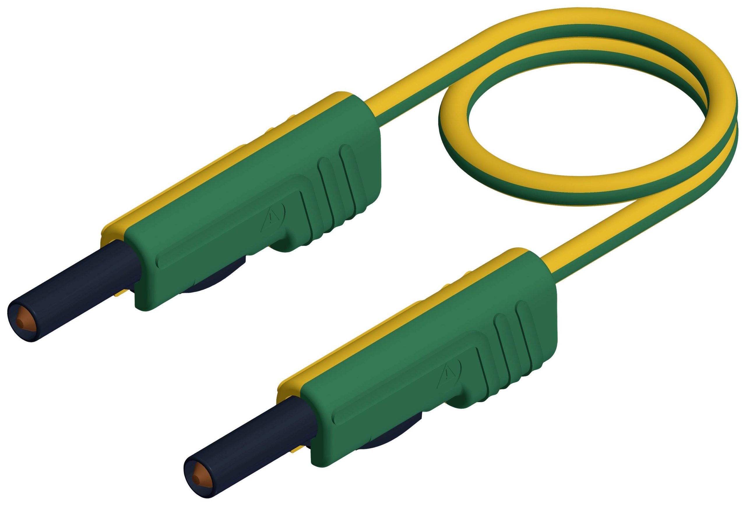 Hirschmann merni kabl CAT I 30 V/AC, 60 V/DC 16 A žuta, zelena