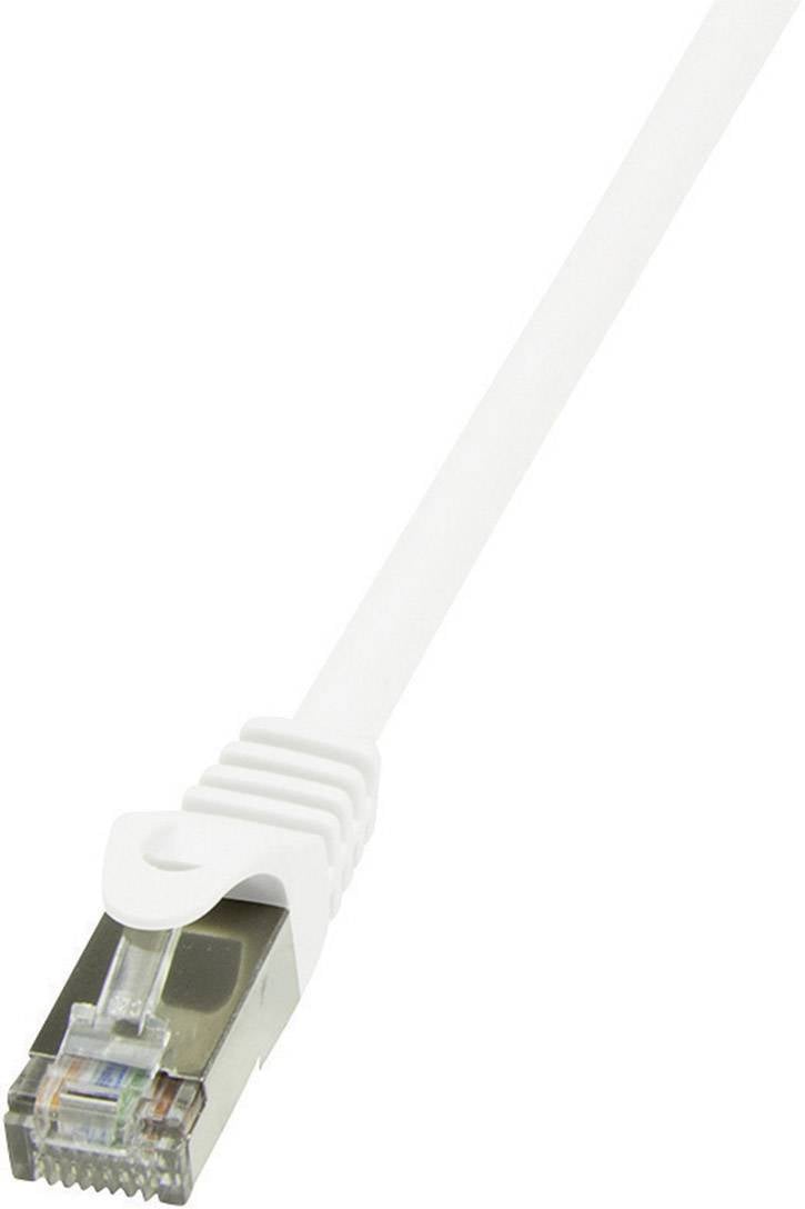 LogiLink mrežni patch kabl 0,50 m bela RJ45 utikač 1018219