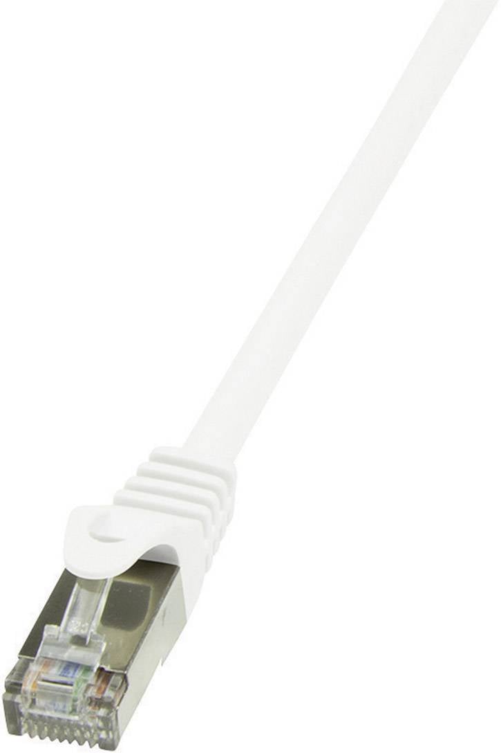 LogiLink mrežni patch kabl 1,00 m bela RJ45 utikač 1018220