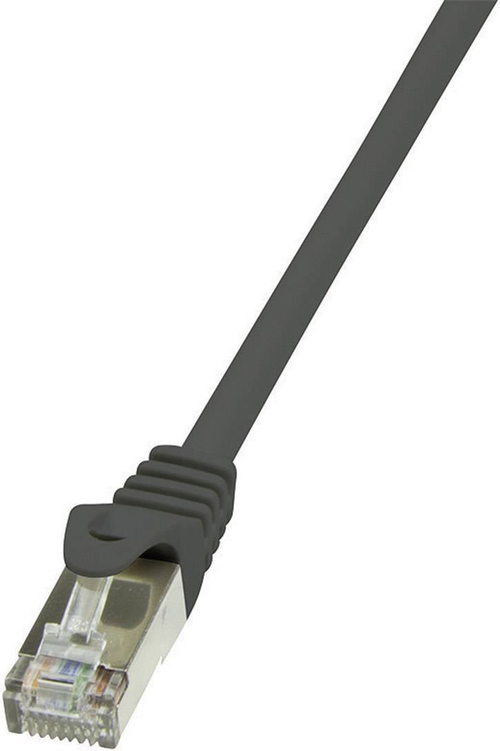 LogiLink mrežni patch kabl 3,00 m crna RJ45 utikač 1018232
