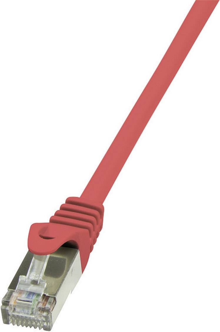 LogiLink mrežni patch kabl 10,00 m crvena RJ45 utikač 1018685