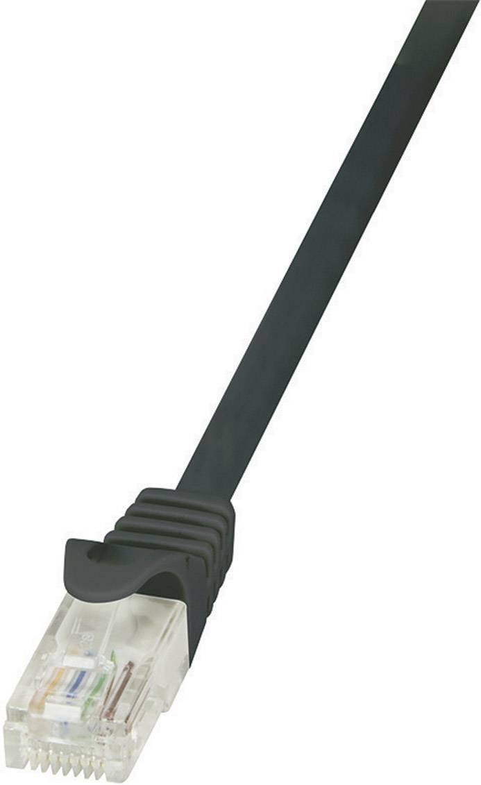 LogiLink mrežni patch kabl 3,00 m crna RJ45 utikač 1018714