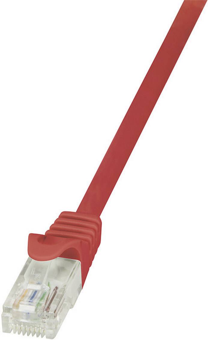 LogiLink mrežni patch kabl 5,00 m crvena RJ45 utikač 1018723