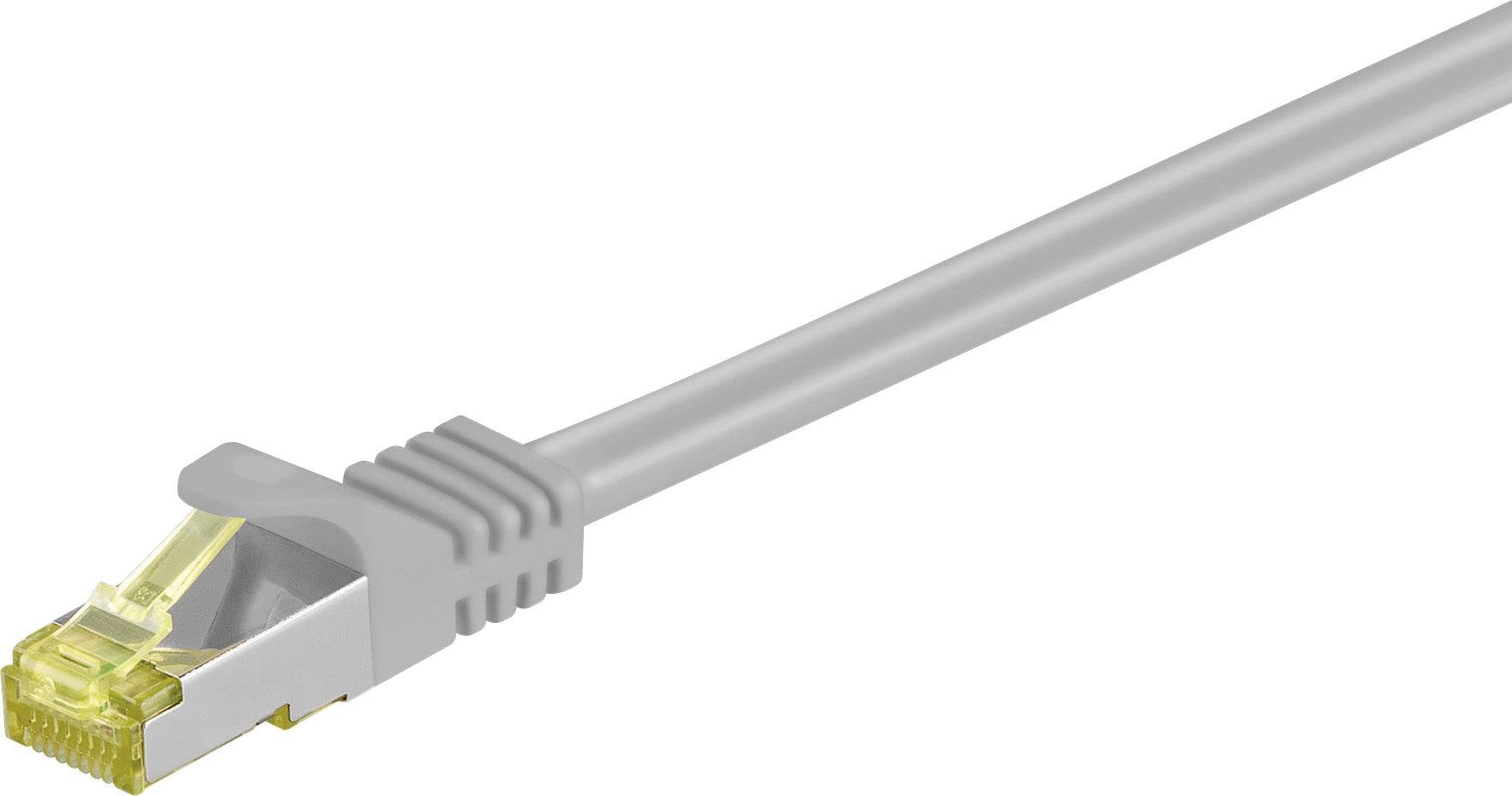 Goobay RJ45-vti mrežni patch kabl 2 m siva RJ45 utikač 8p8c