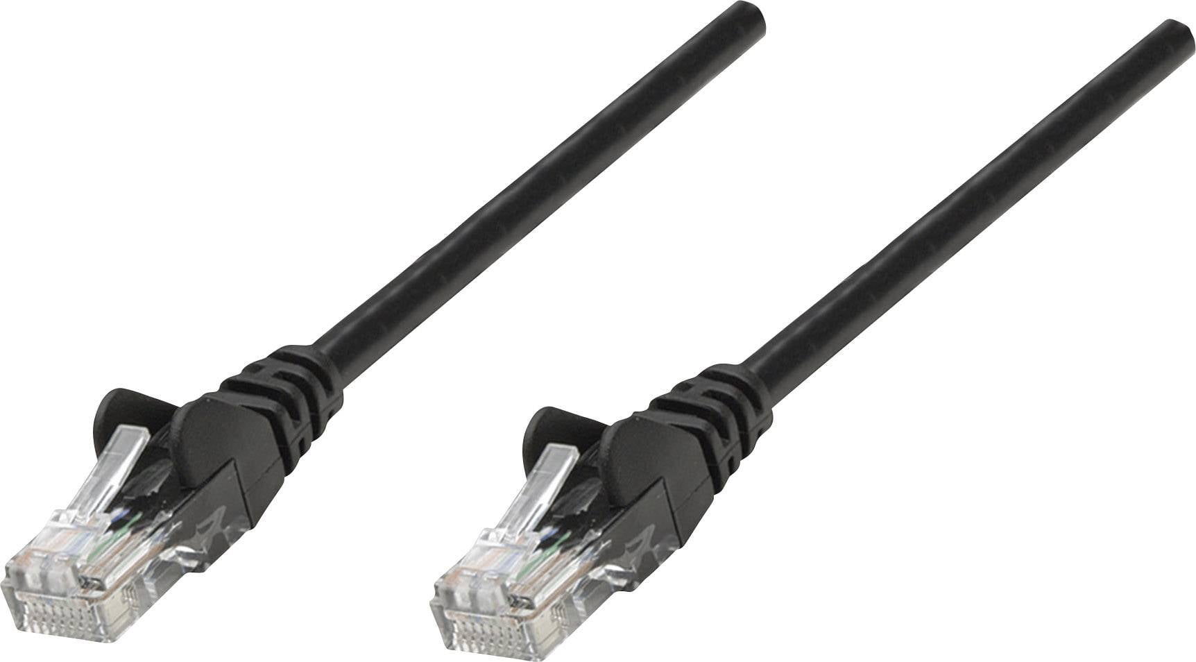 Intellinet mrežni patch kabl 2,00 m crna RJ45 utikač 1338492