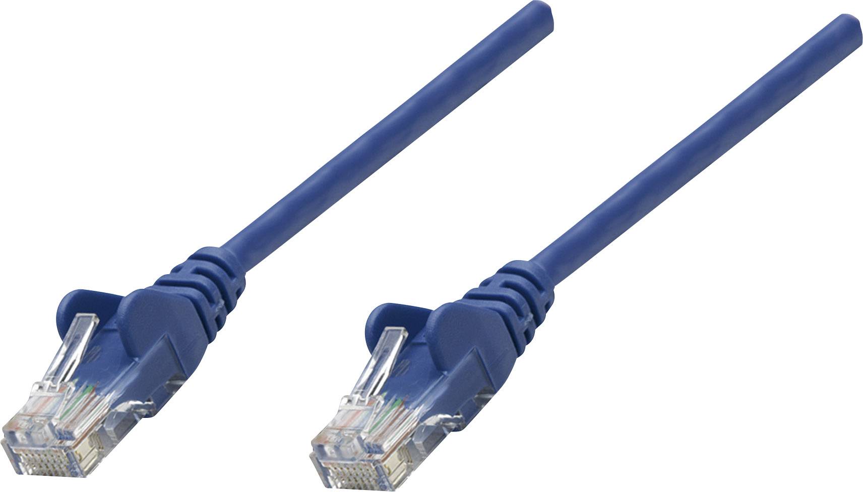 Intellinet mrežni patch kabl 15,00 m plava RJ45 utikač 1338541