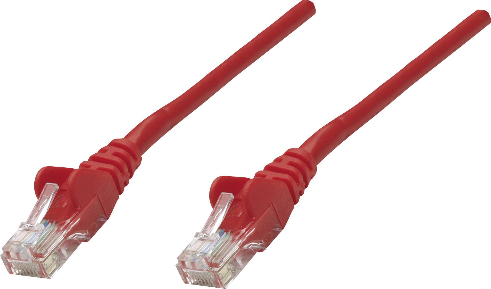 Intellinet mrežni patch kabl 2,00 m crvena RJ45 utikač 1338659