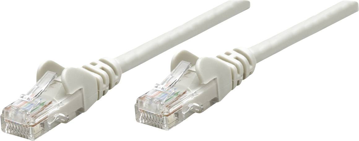 Intellinet mrežni patch kabl 15,00 m siva RJ45 utikač 1338693