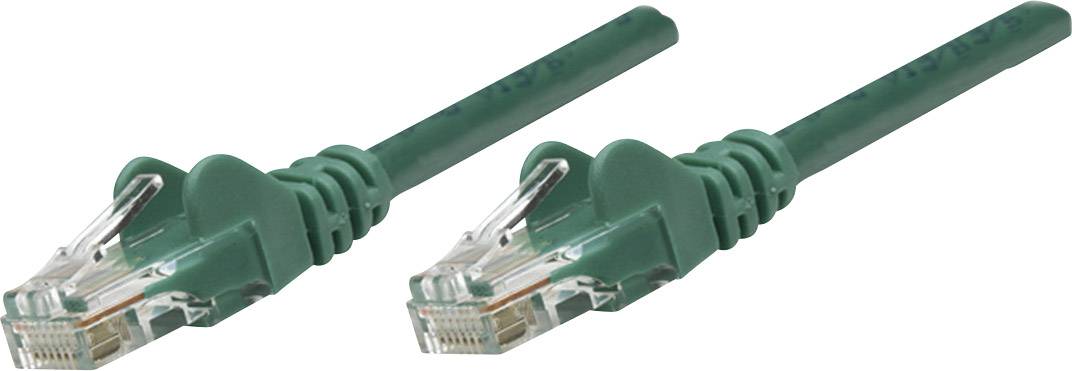 Intellinet mrežni patch kabl 7,50 m zelena RJ45 utikač 1338717