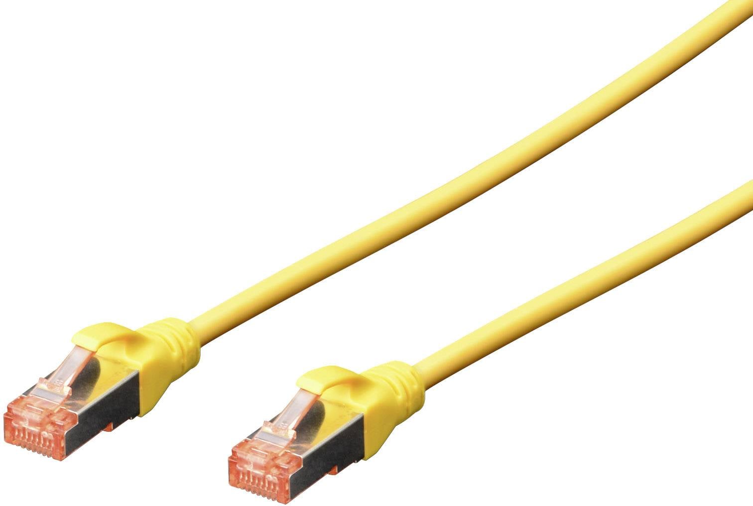Digitus DK-1644-100/Y mrežni patch kabl 10,00 m žuta RJ45 utikač