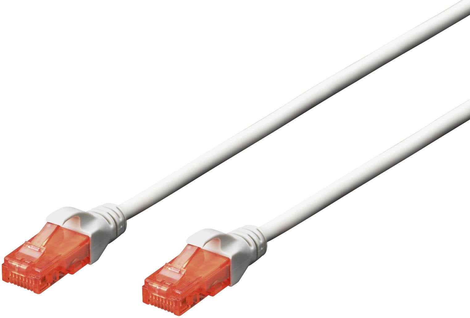 Digitus DK-1617-050/WH mrežni patch kabl 5,00 m bela RJ45 utikač