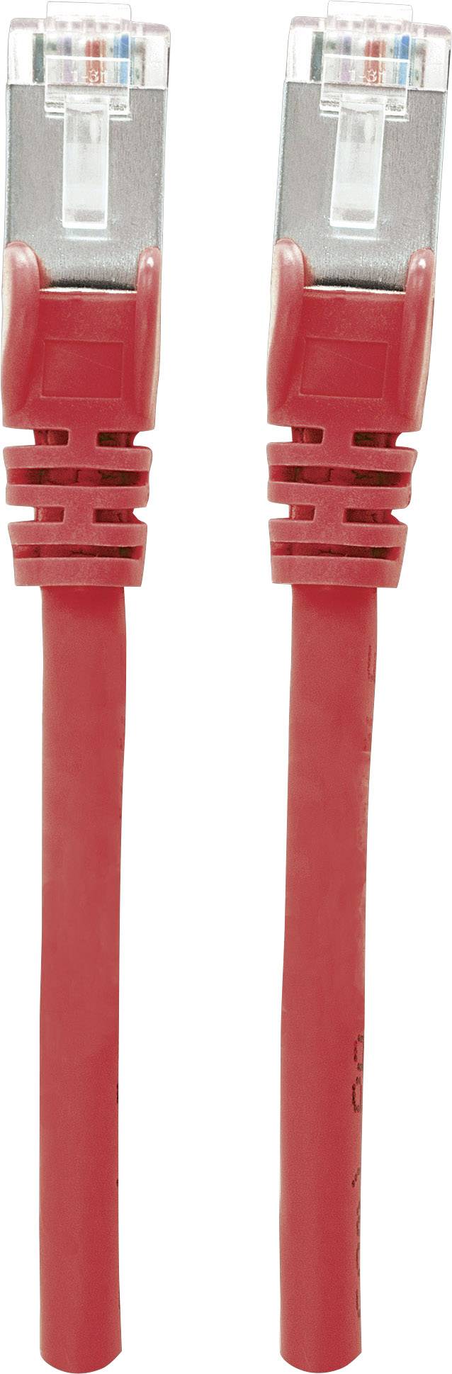 Intellinet mrežni patch kabl 0,25 m crvena RJ45 utikač