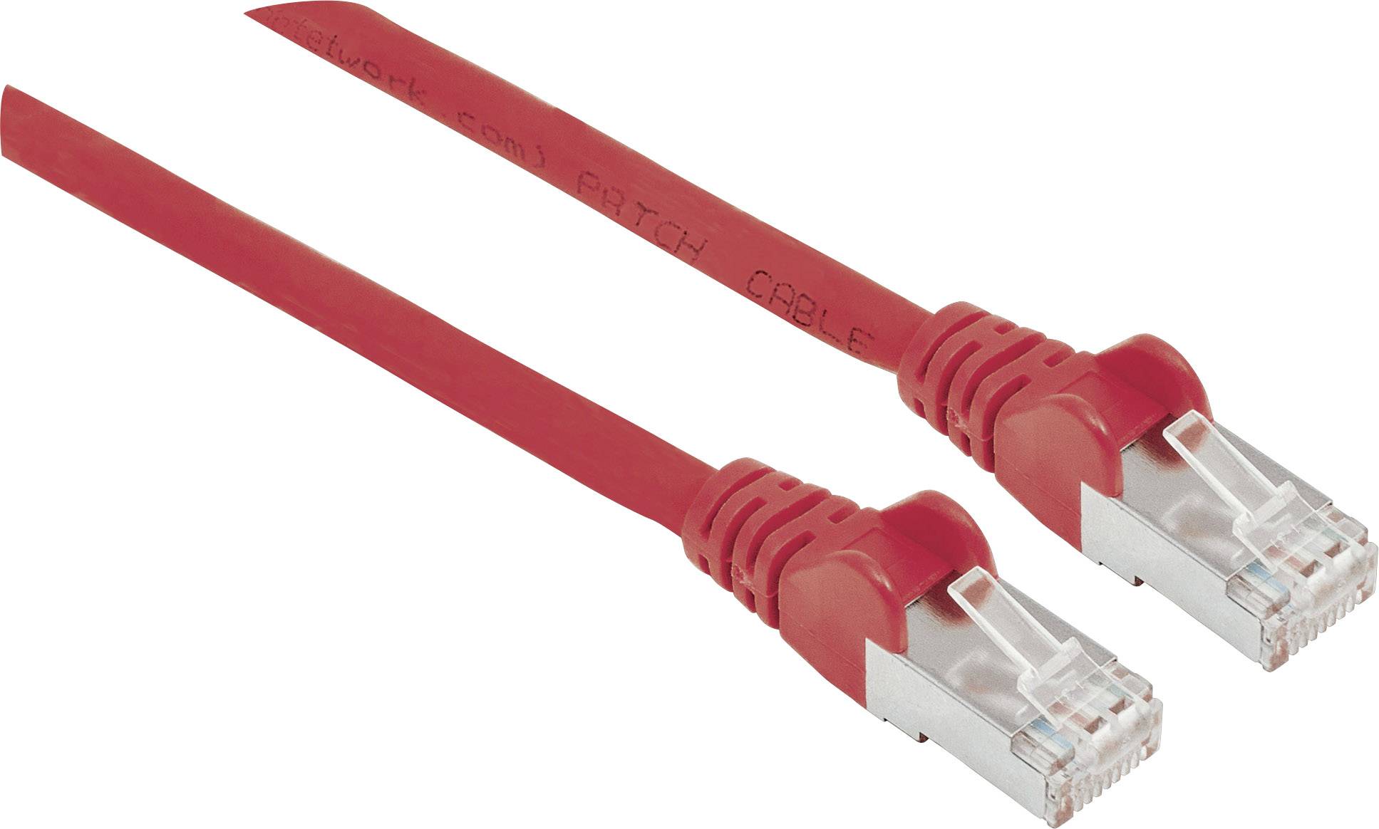 Intellinet mrežni patch kabl 5,00 m crvena RJ45 utikač 1612970