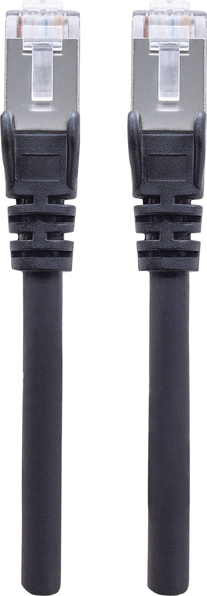 Intellinet mrežni patch kabl 1,00 m crna RJ45 utikač 1612995