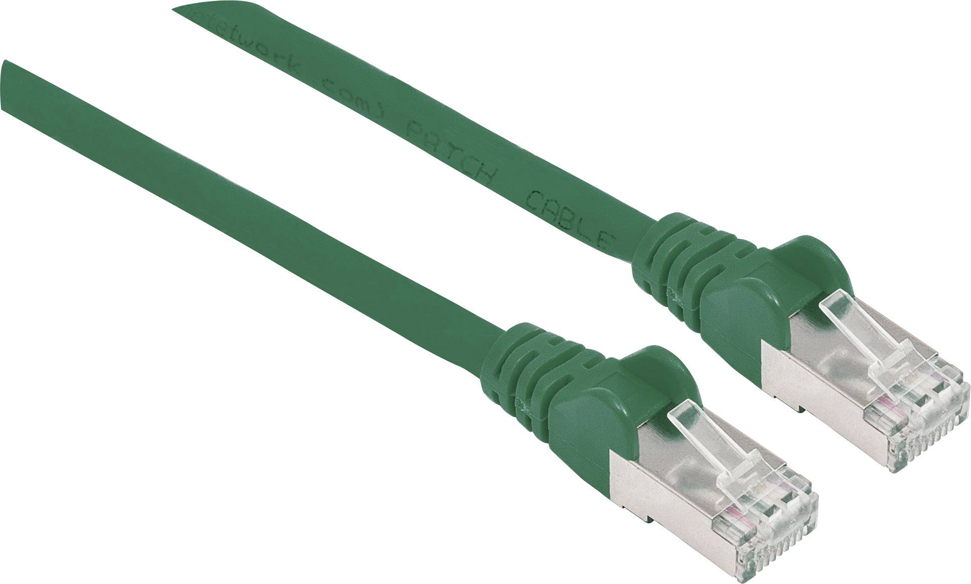 Intellinet mrežni patch kabl 2,00 m zelena RJ45 utikač 1613011