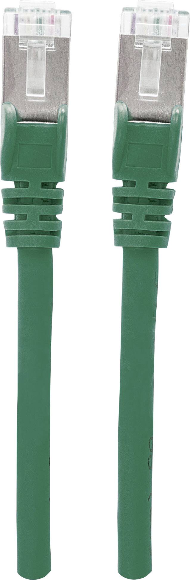 Intellinet mrežni patch kabl 7,50 m zelena RJ45 utikač 1692433