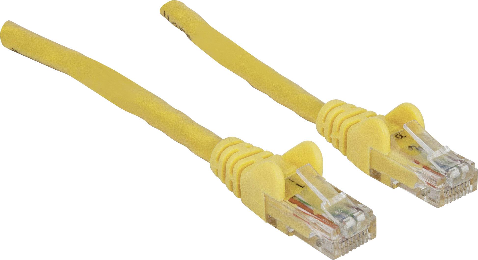 Intellinet mrežni patch kabl 1,50 m žuta RJ45 utikač 1692503