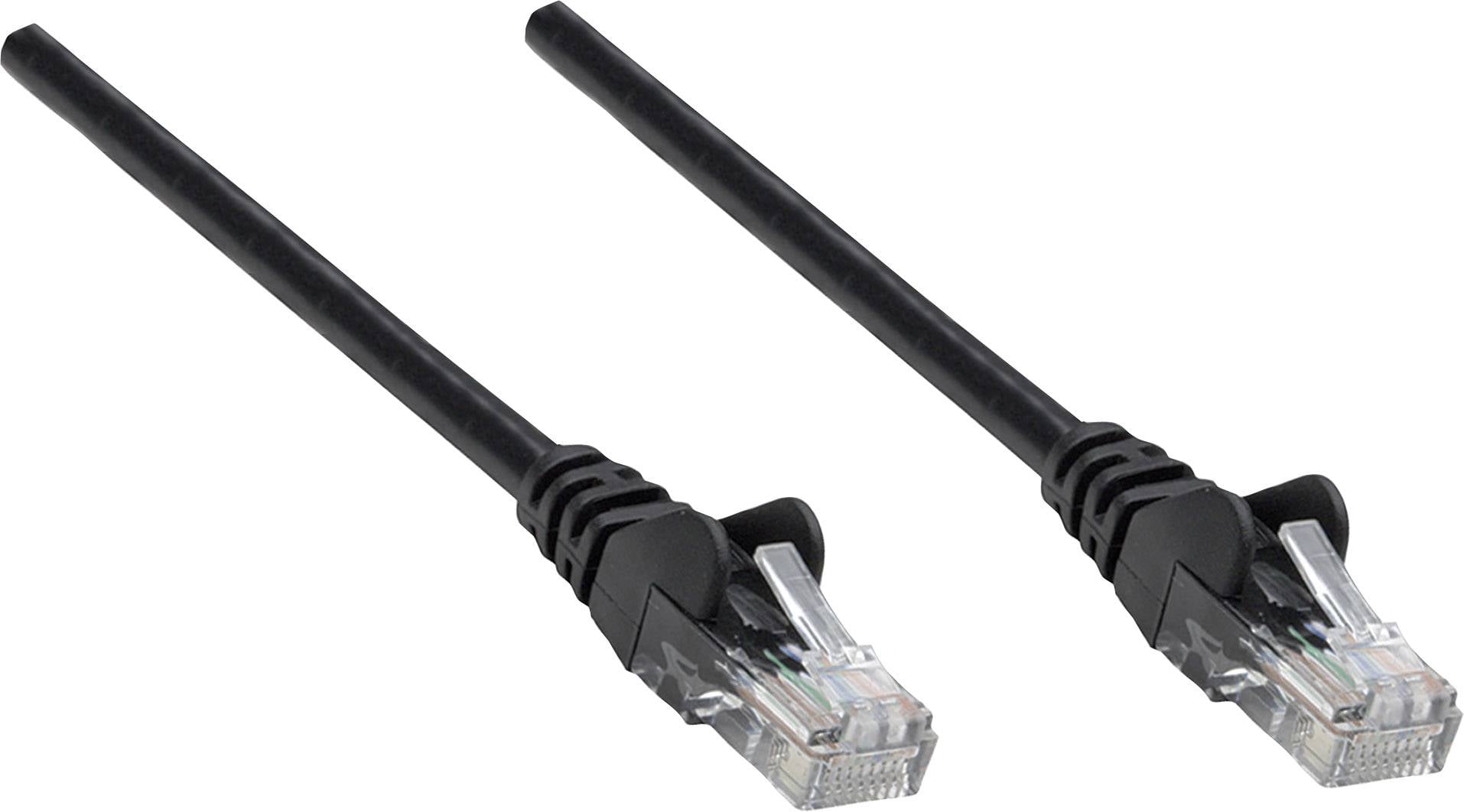 Intellinet mrežni patch kabl 1,00 m crna RJ45 utikač 1692506