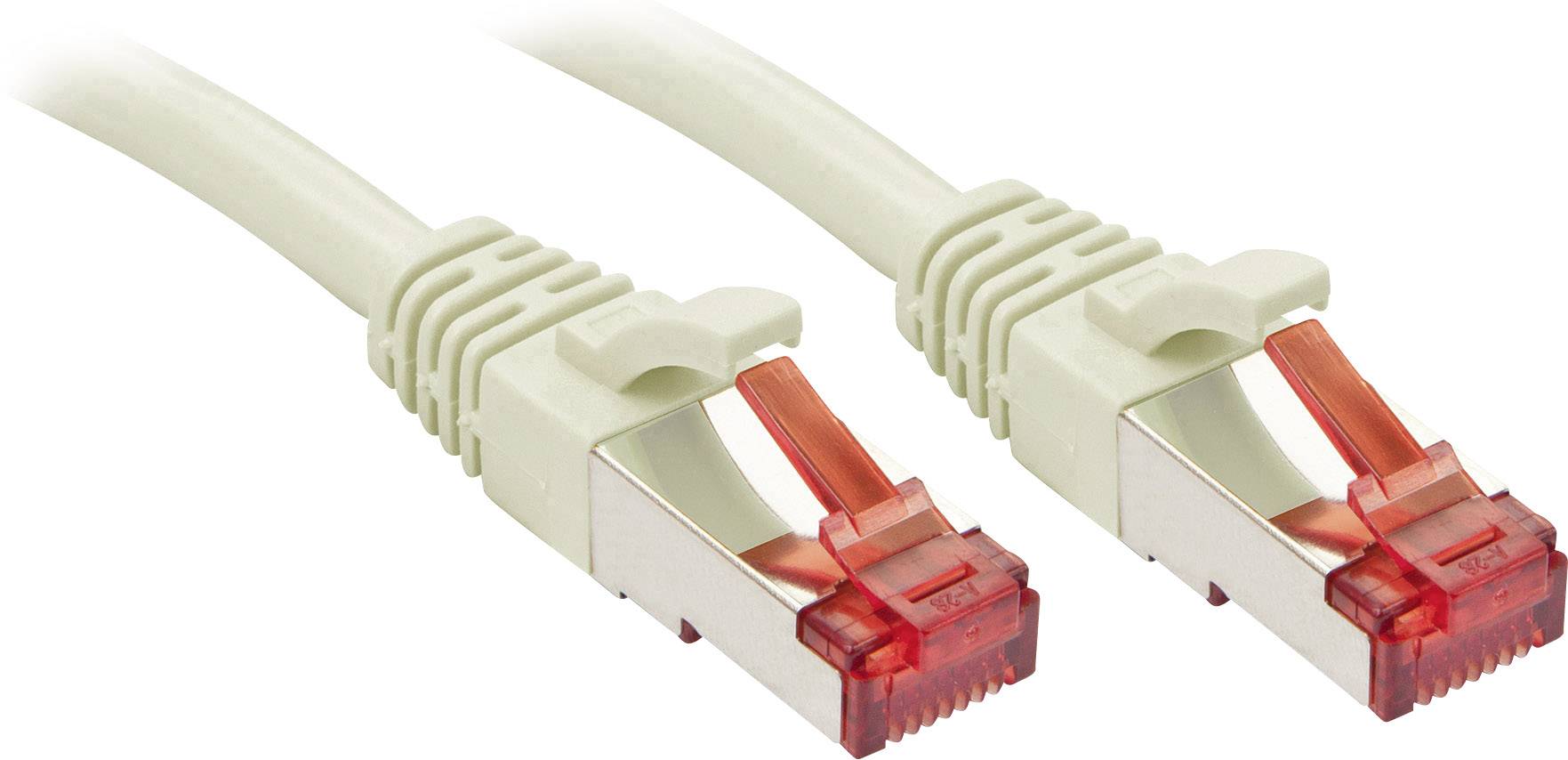 LINDY mrežni patch kabl 3,00 m siva RJ45 utikač