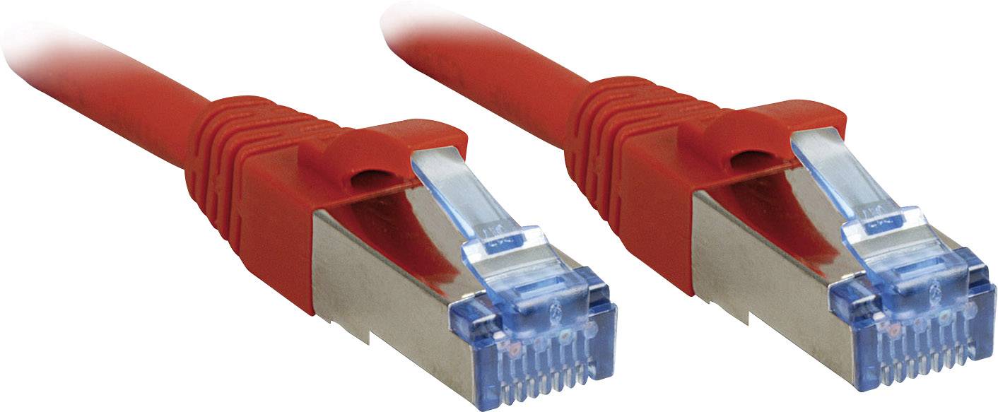 LINDY mrežni patch kabl 30,00 m crvena RJ45 utikač