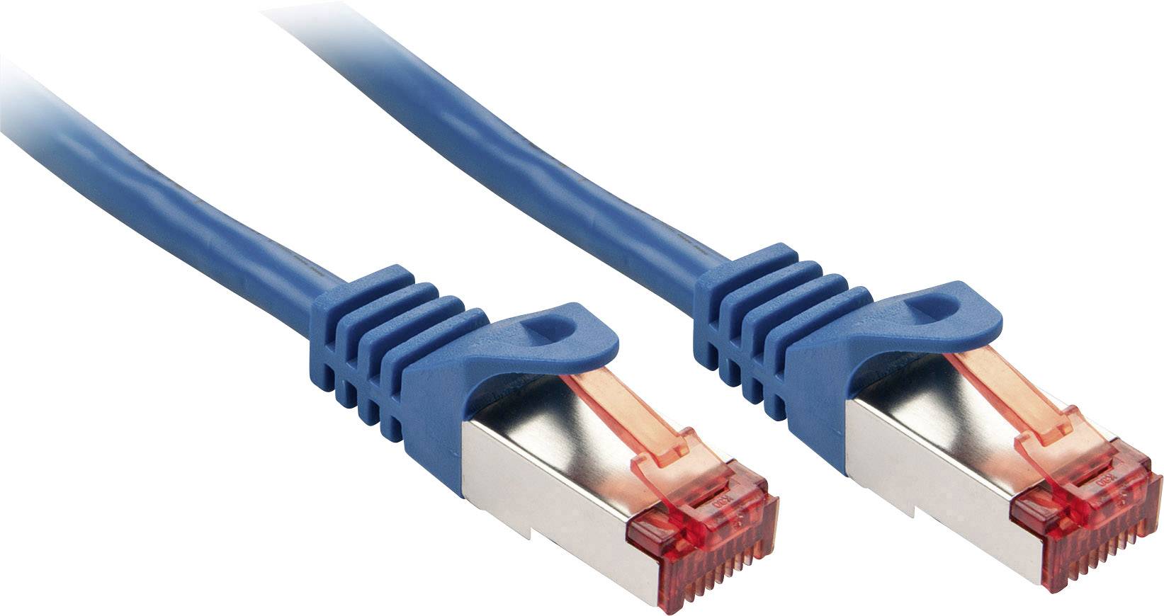 LINDY mrežni patch kabl 0,30 m plava RJ45 utikač