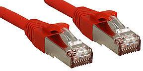 LINDY mrežni patch kabl 3,00 m crvena RJ45 utikač