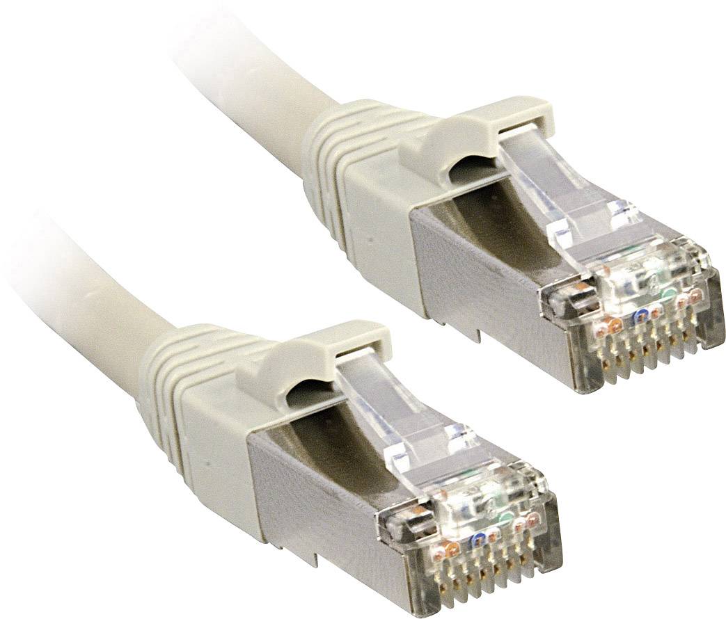 LINDY mrežni patch kabl 2,00 m siva RJ45 utikač 1835913