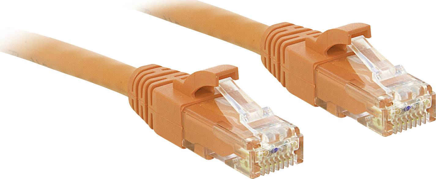 LINDY mrežni patch kabl 1,00 m narandžasta RJ45 utikač 1835924