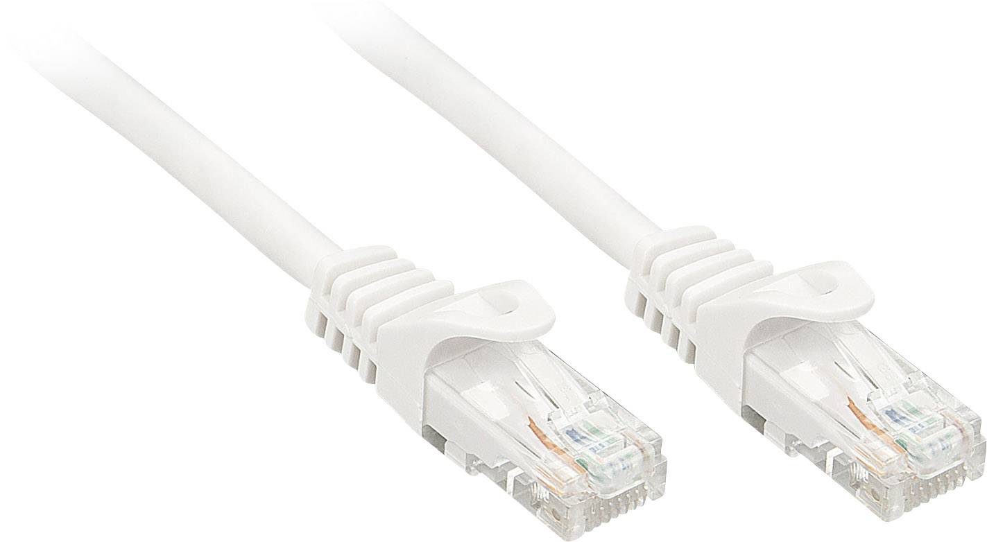 LINDY mrežni patch kabl 0,30 m bela RJ45 utikač 1835925