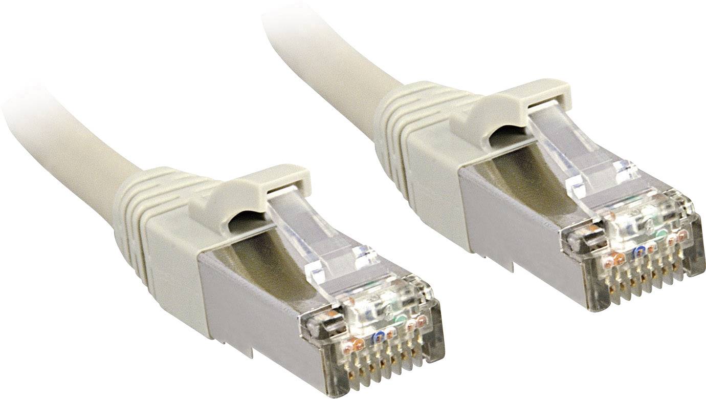 LINDY mrežni patch kabl 5,00 m siva RJ45 utikač 1837327