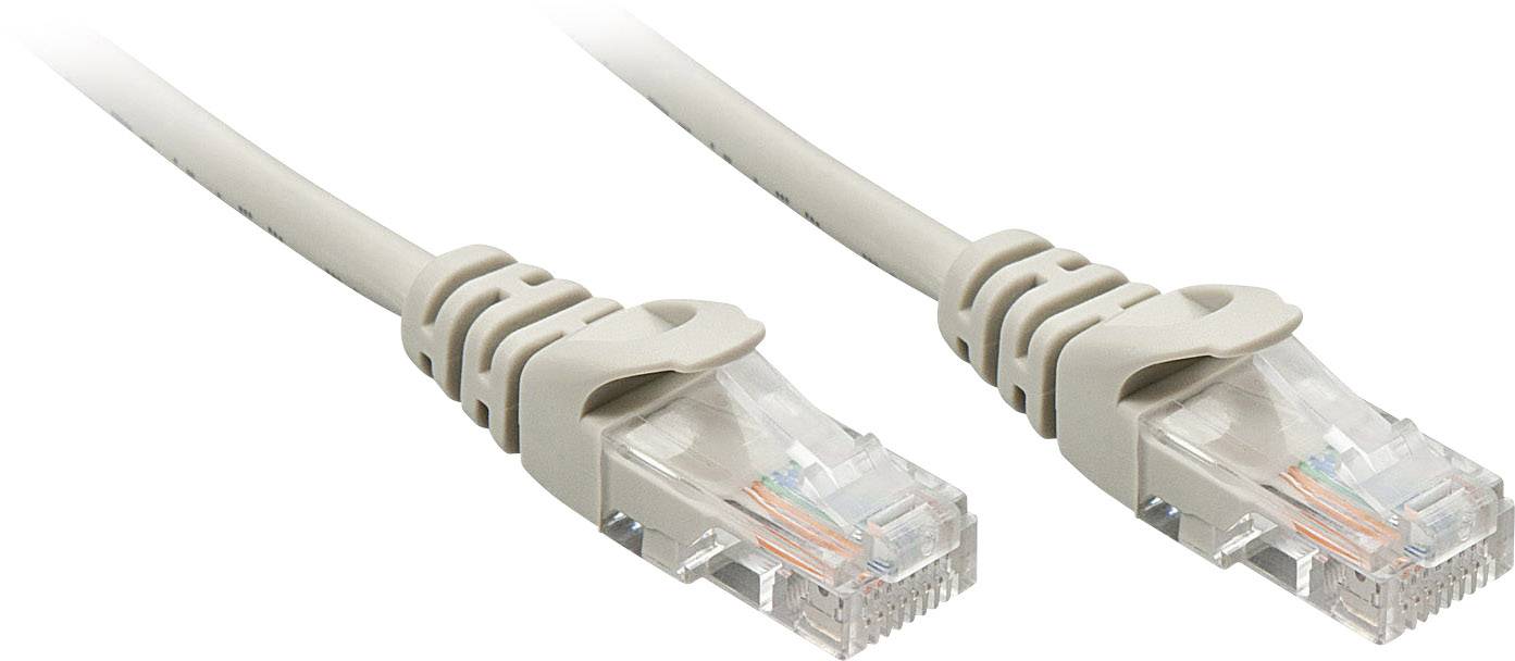 LINDY mrežni patch kabl 7,50 m siva RJ45 utikač 1837436