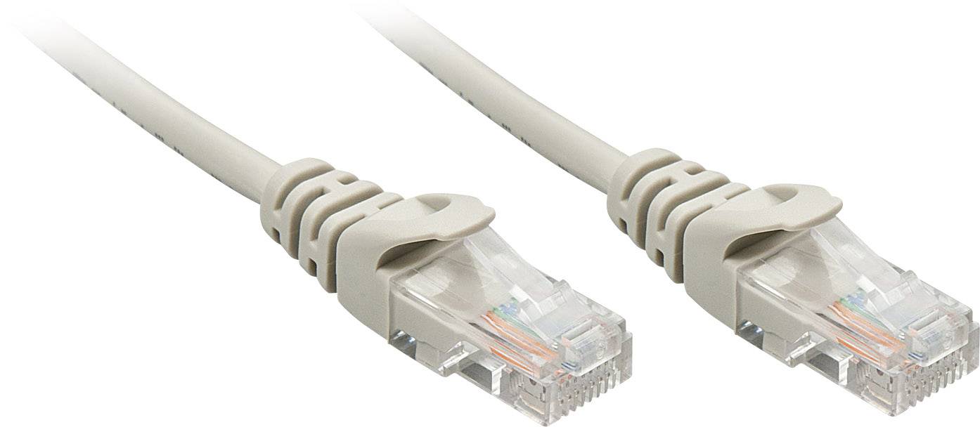 LINDY mrežni patch kabl 3,00 m siva RJ45 utikač 1837438