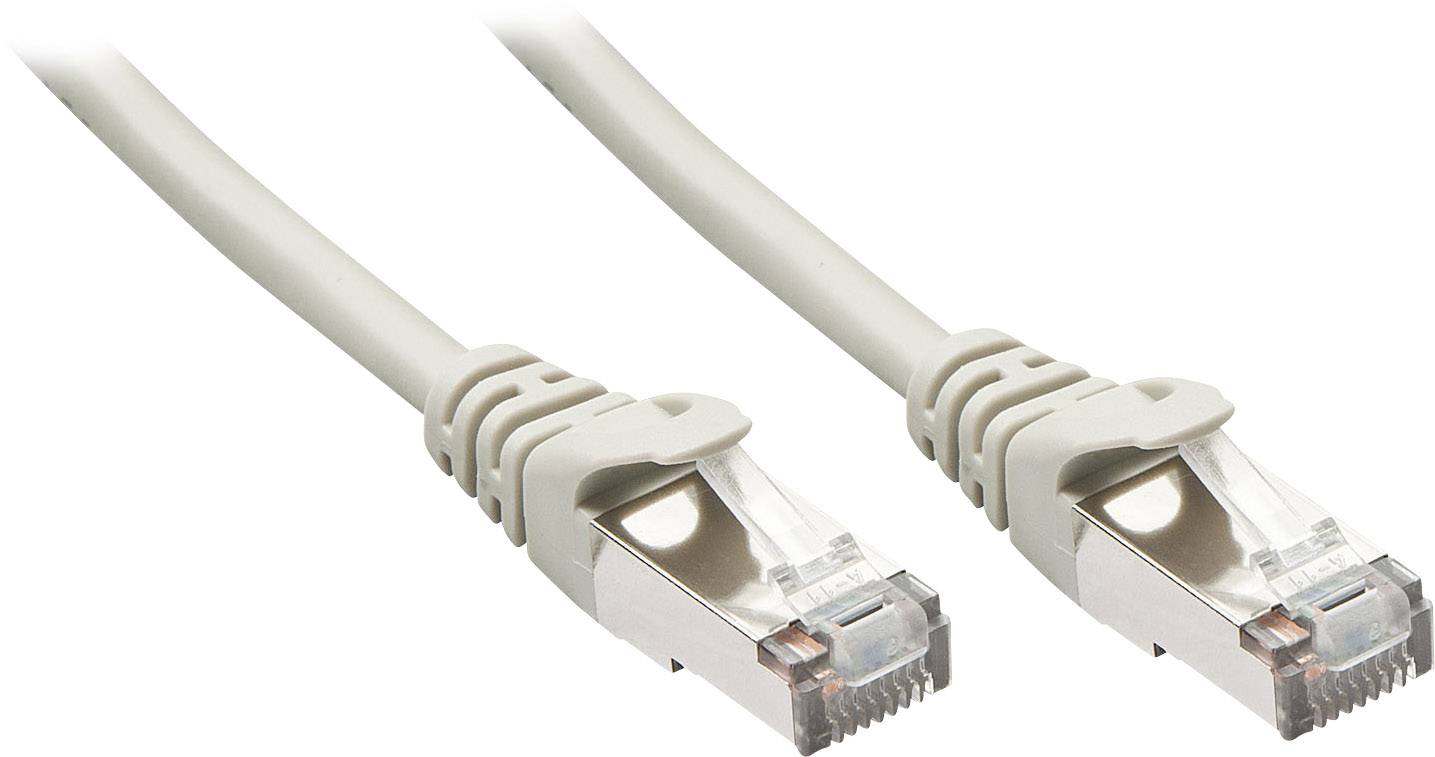 LINDY mrežni patch kabl 0,50 m siva RJ45 utikač 1846830