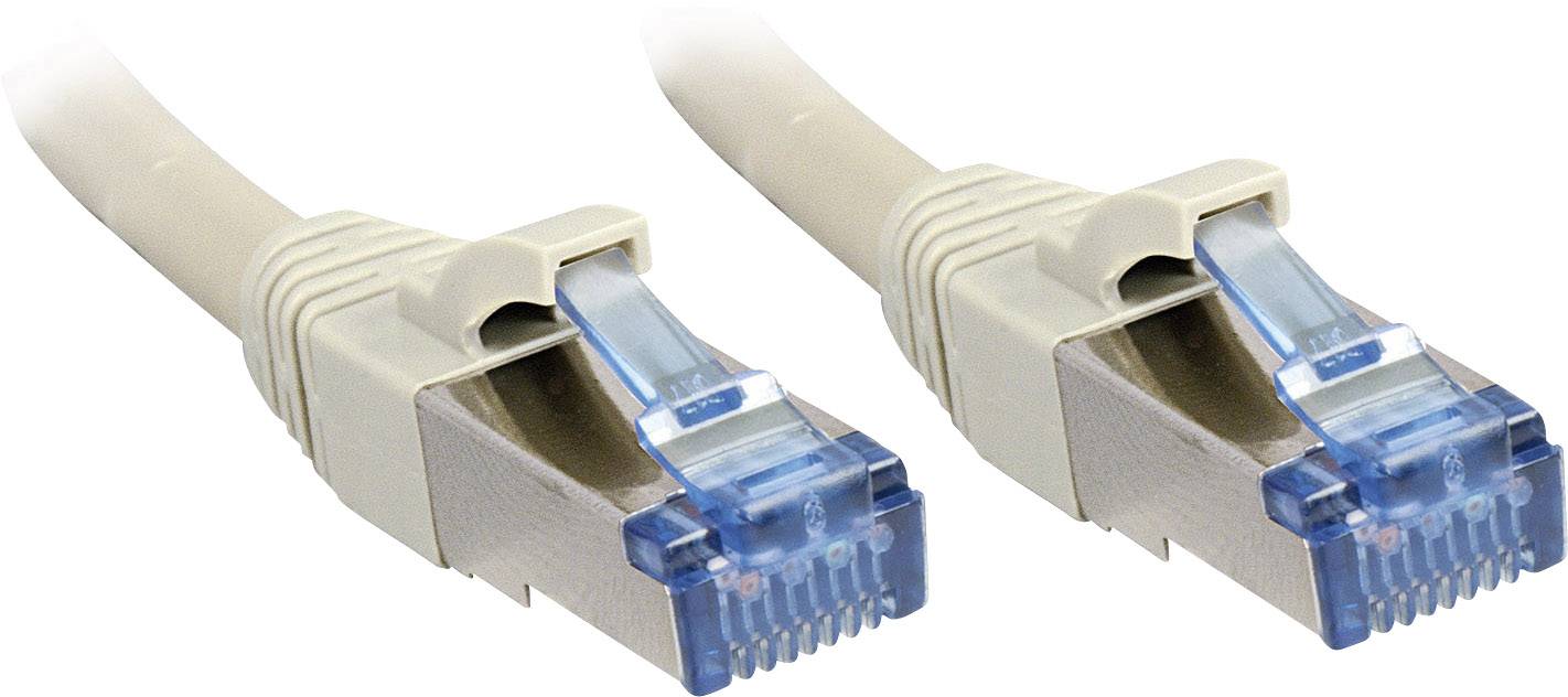 LINDY mrežni patch kabl 5,00 m siva RJ45 utikač 1846833