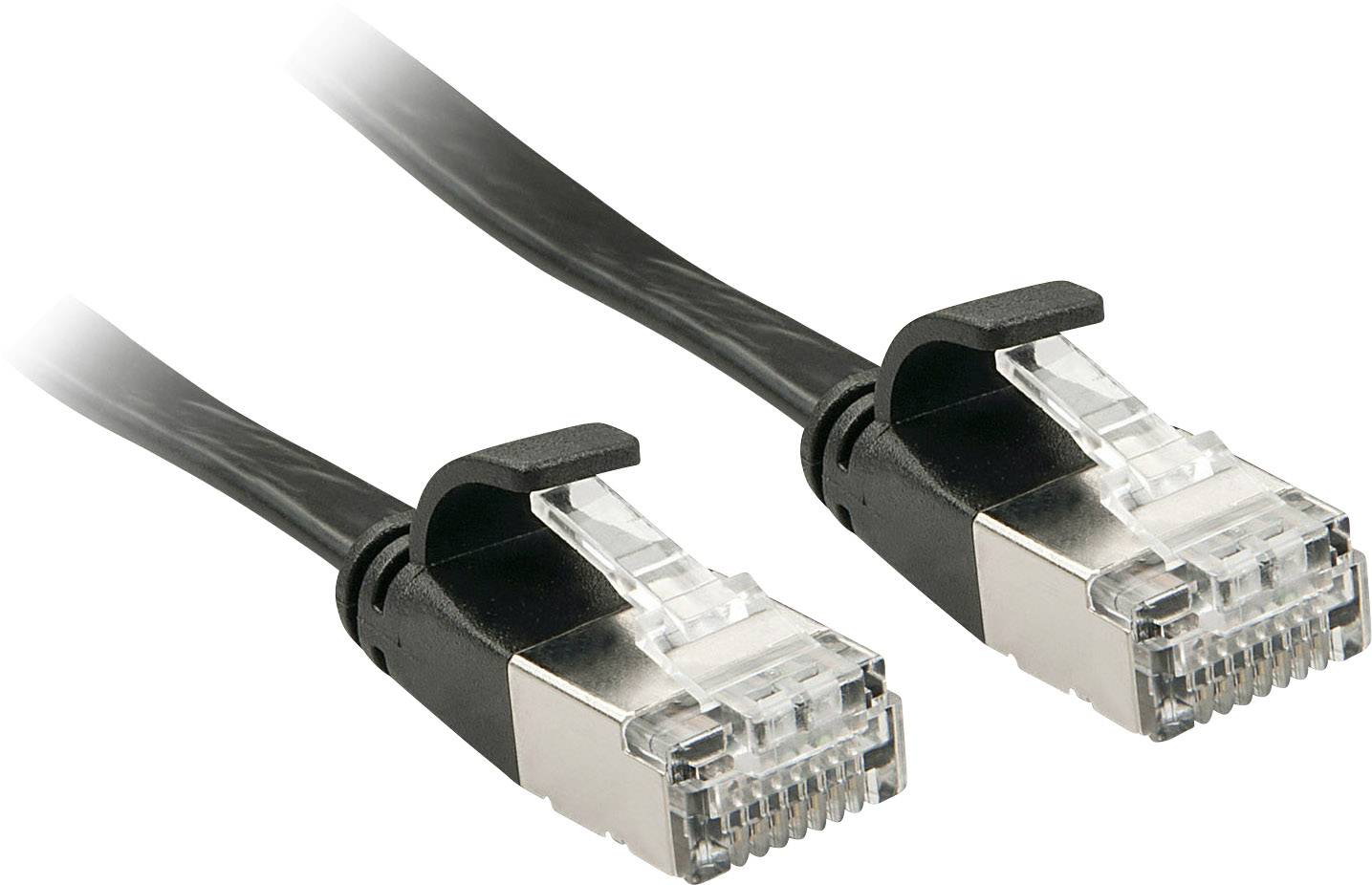 LINDY mrežni patch kabl 2,00 m crna RJ45 utikač 1846845
