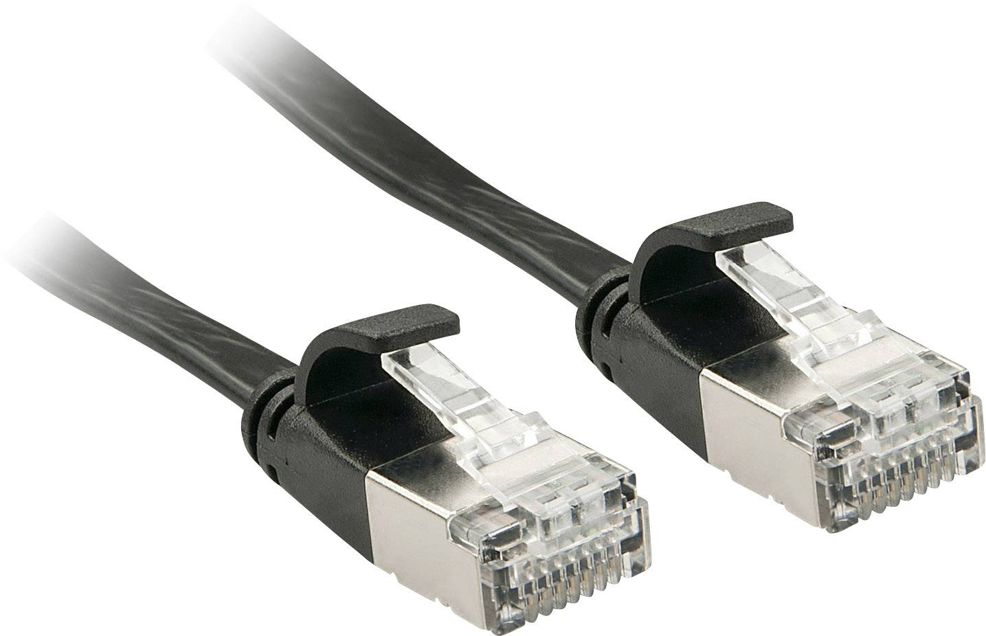 LINDY mrežni patch kabl 1,00 m crna RJ45 utikač 1846851