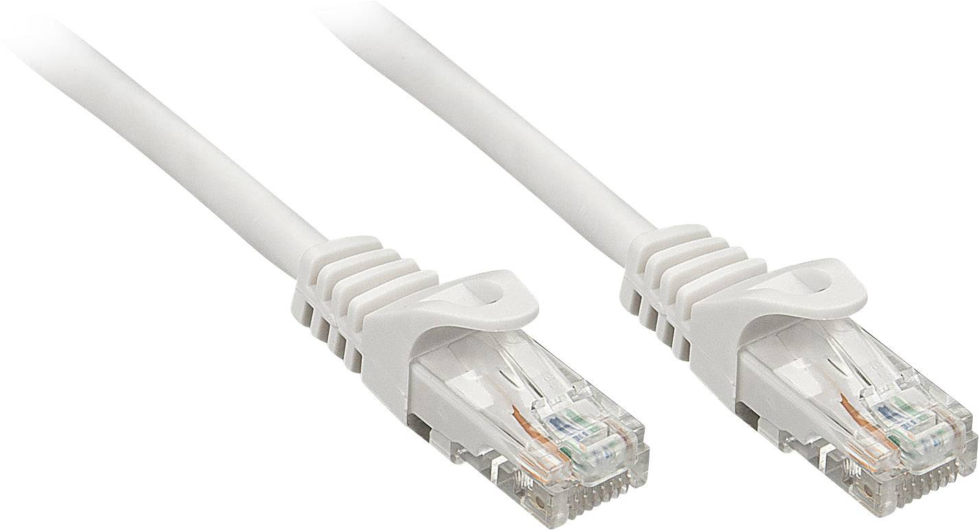 LINDY mrežni patch kabl 2,00 m siva RJ45 utikač 1846869