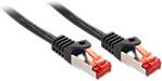 LINDY mrežni patch kabl 3,00 m crna RJ45 utikač 1916789