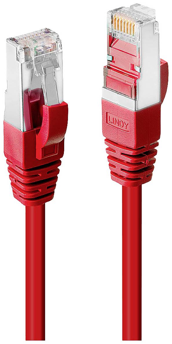LINDY mrežni patch kabl 20,00 m crvena RJ45 utikač 1916860