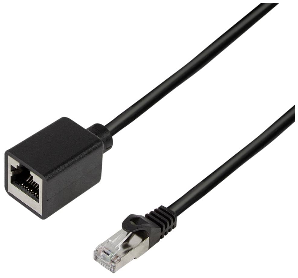LogiLink mrežni patch kabl 1,00 m crna RJ45 utikač 2315474