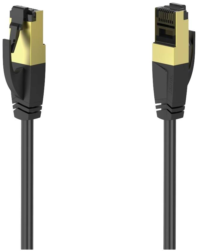 Hama mrežni patch kabl 1,5 m crna RJ45 utikač