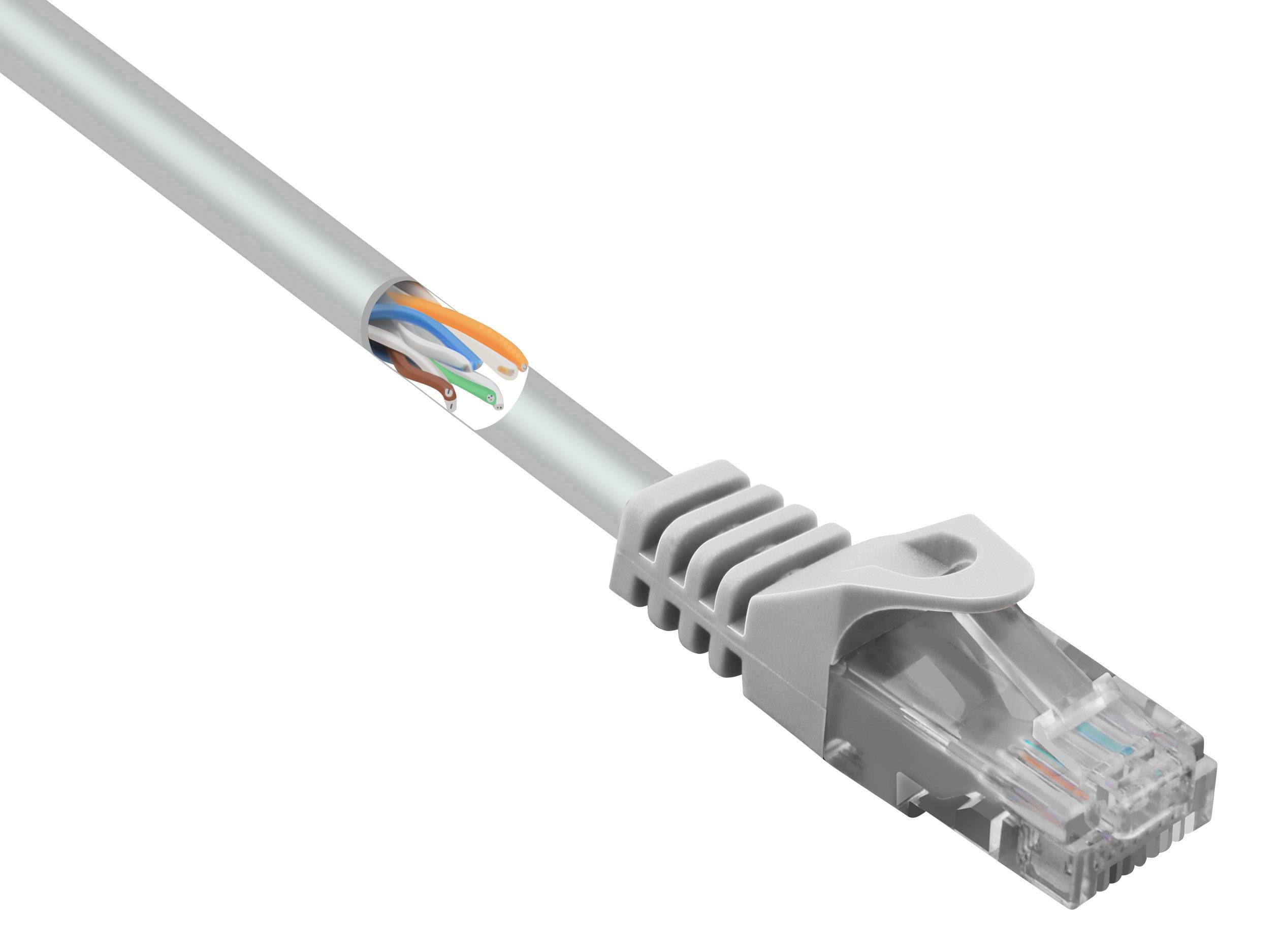 Renkforce RF-5043978 mrežni patch kabl 0,15 m siva RJ45 utikač