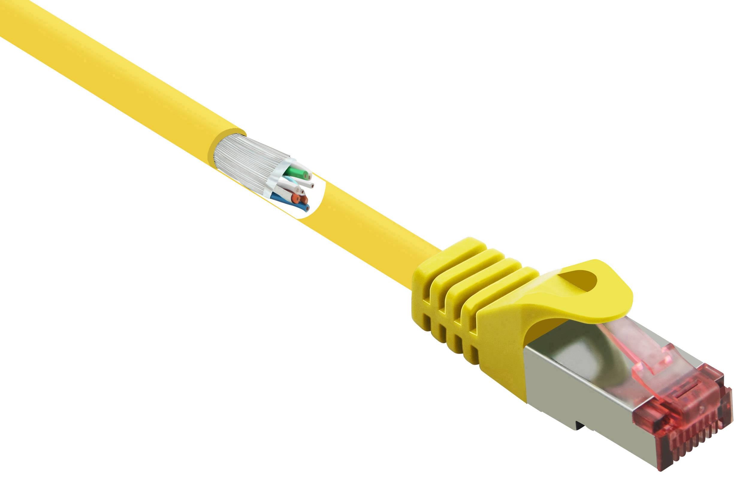 Renkforce RF-5052918 mrežni patch kabl 2,00 m žuta RJ45 utikač