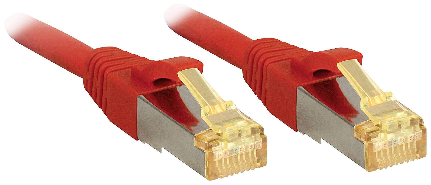 LINDY mrežni patch kabl 1,00 m crvena RJ45 utikač 2535040