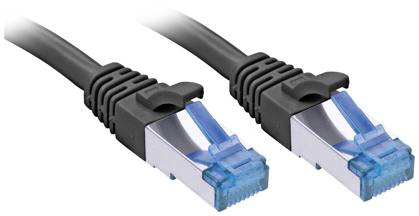 LINDY mrežni patch kabl 5,00 m crna RJ45 utikač 2535053