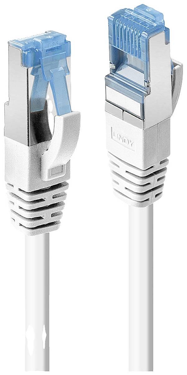 LINDY mrežni patch kabl 10,00 m bela RJ45 utikač 2535061