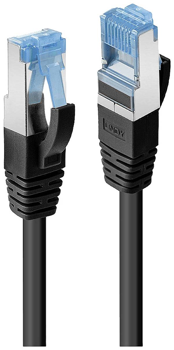 LINDY mrežni patch kabl 1,00 m crna RJ45 utikač 2535063