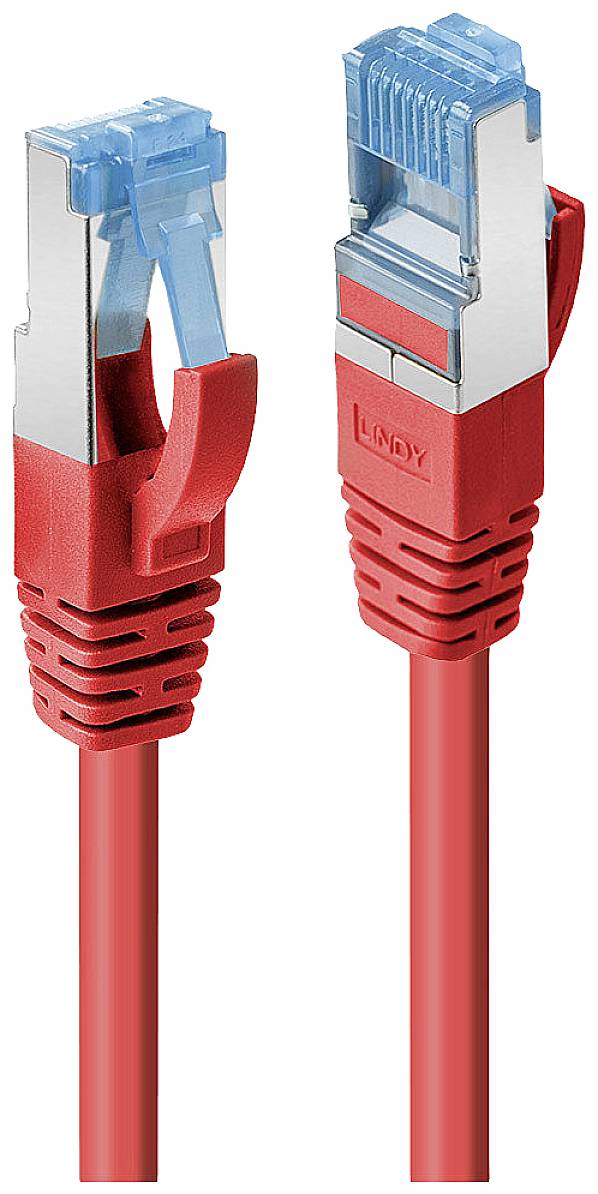 LINDY mrežni patch kabl 5,00 m crvena RJ45 utikač 2535065